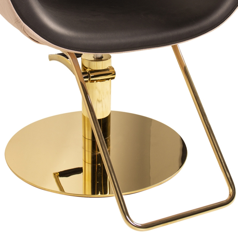 gold salon footrest